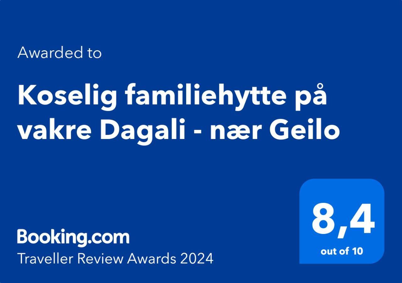Koselig Familiehytte Pa Vakre Dagali - Naer Geilo エクステリア 写真